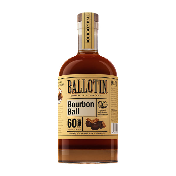 Ballotin Whiskey Ballotin Bourbon Ball Chocolate 750 ML Bottle Whiskey