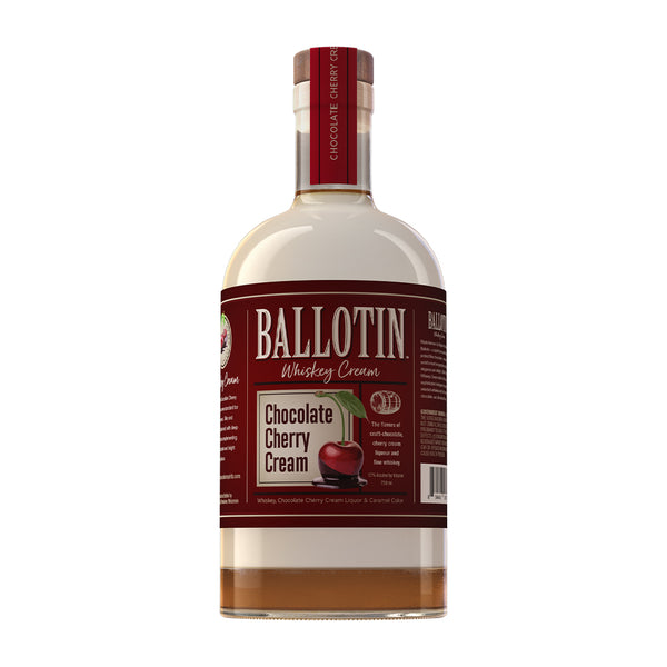 Ballotin Whiskey Ballotin Chocolate Cherry Cream 750 ML Bottle Whiskey