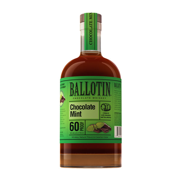 Ballotin Whiskey Ballotin Mint Chocolate 750 ML Bottle Whiskey