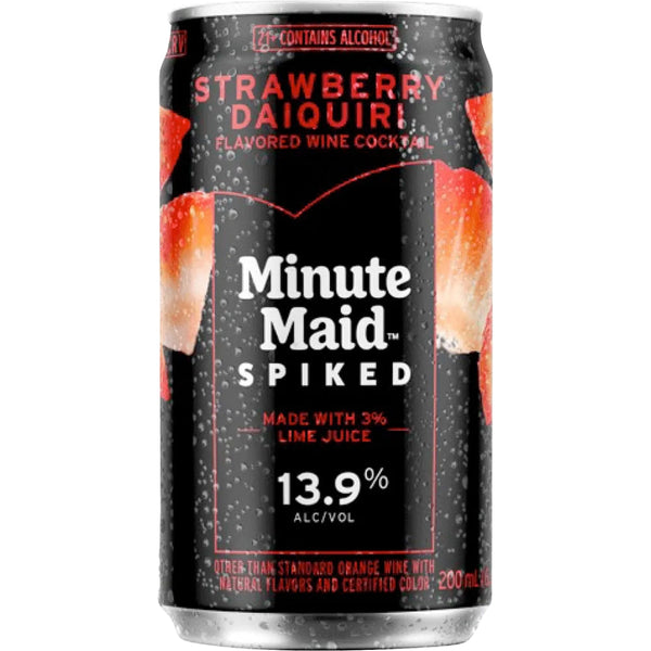 Minute Maid Spiked Minute Maid Spiked Strawberry Daiquiri Canned Cocktail 4pk Ready-To-Drink Cocktails