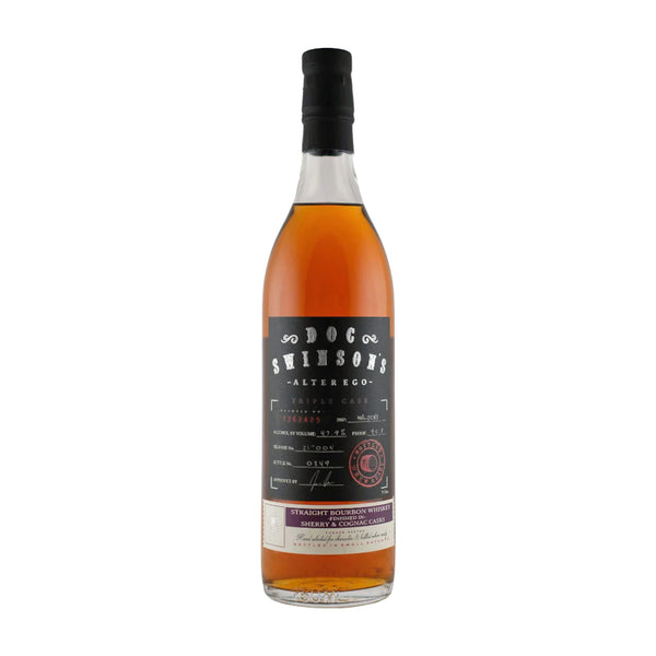 Doc Swinson’s Doc Swinson’s Alter Ego Triple Cask Bourbon 750 ML Bottle Straight Bourbon Whiskey