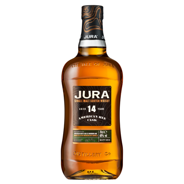 Jura Whisky JURA 14 Years American Rye Cask Single Malt Scotch Whisky