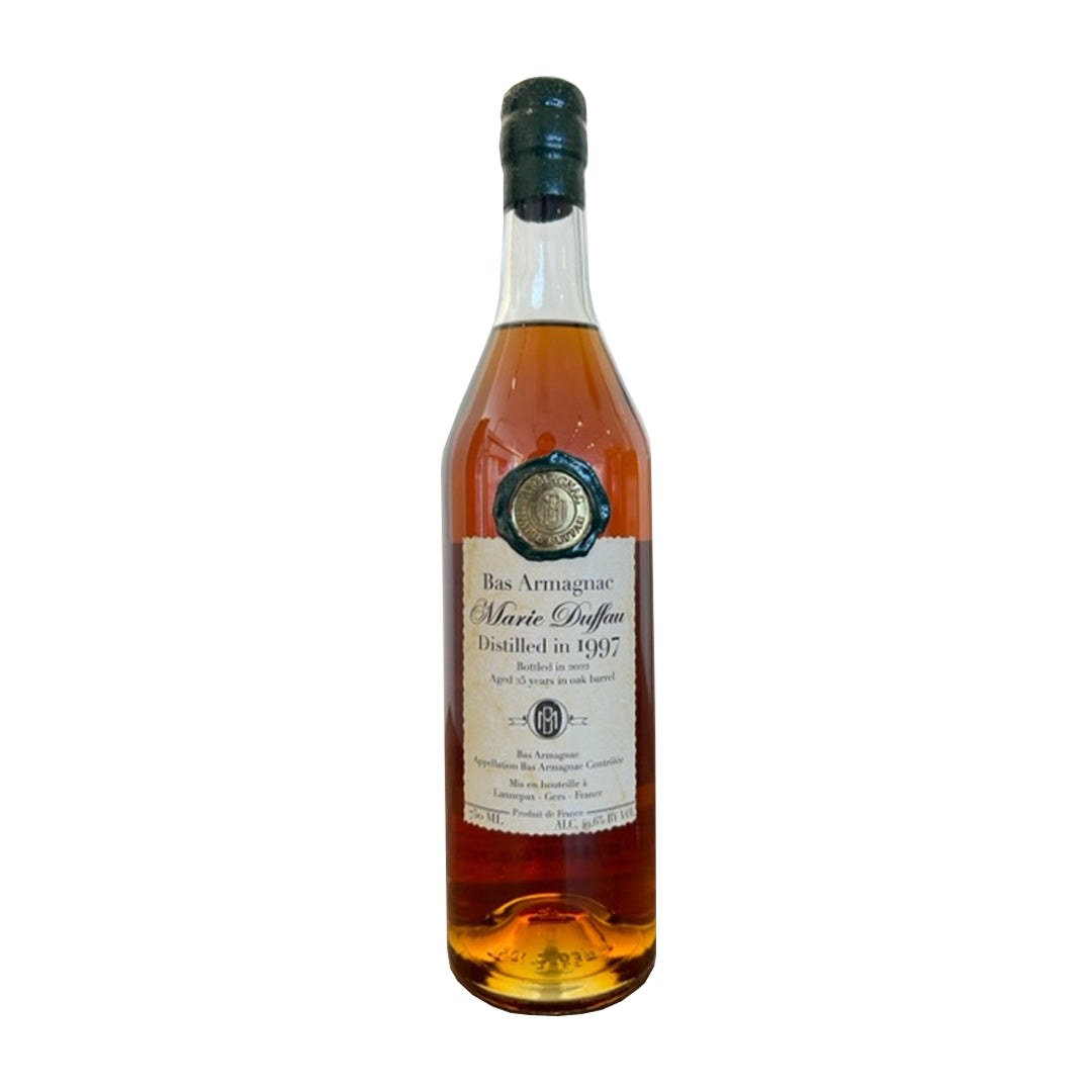 Bas Armagnac Marie Duffau Bas Armagnac Distilled in 1997 Bottled in 2022 Aged 25 Years in Oak Barrel Brandy