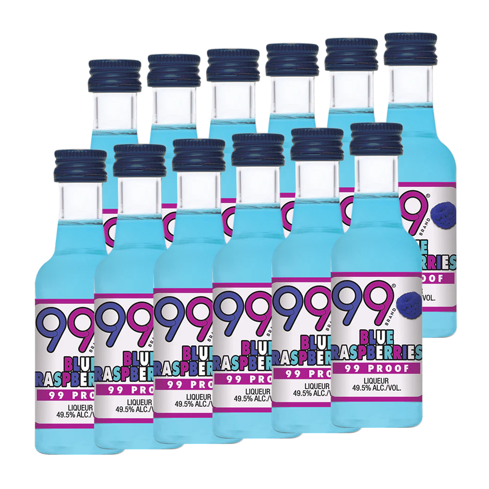99 Liqueur 99 Blue Raspberry 12 Pack Liqueur