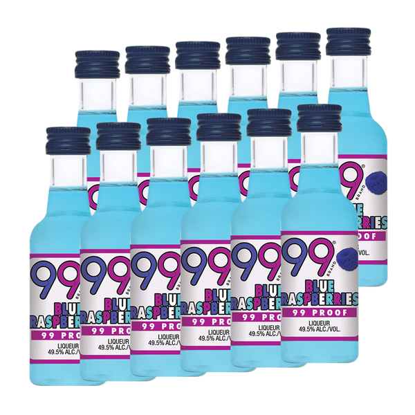 99 Liqueur 99 Blue Raspberry 12 Pack Liqueur