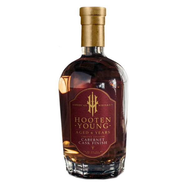 Hooten Young Hooten Young Aged 6 Years Limited Edition Cabernet Cask Finish Signed by Norm Hooten American Whiskey