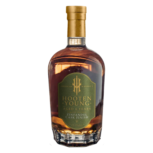 Hooten Young Hooten Young Aged 6 Years Limited Edition Zinfandel Cask Finish Signed by Norm Hooten American Whiskey