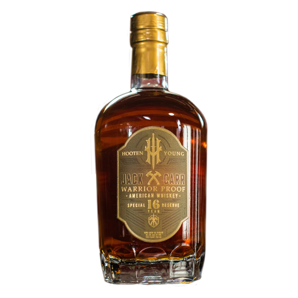Hooten Young Hooten Young Jack Carr Warrior Proof American Whiskey Special Reserve 16 year Signed by Norm Hooten American Whiskey