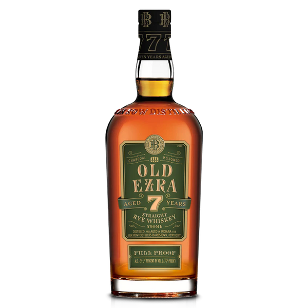 Old Ezra Old Ezra Aged 7 Years Straight Rye Whiskey Full Proof Rye Whiskey