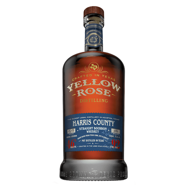 Yellow Rose Yellow Rose Distilling Straight Bourbon Whiskey Harris County Pot 92 Proof Bourbon Whiskey