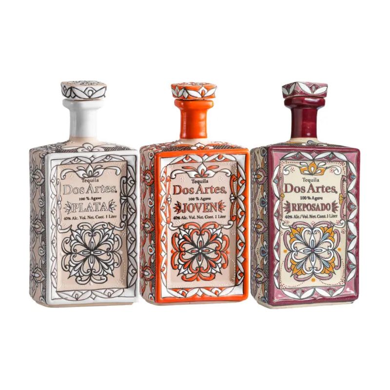 Dos Artes Tequila Dos Artes Additive Free 1 Liter Bundle Tequila