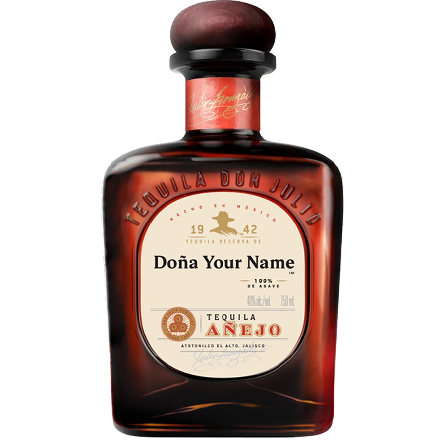 Don Julio Personalized Name Label