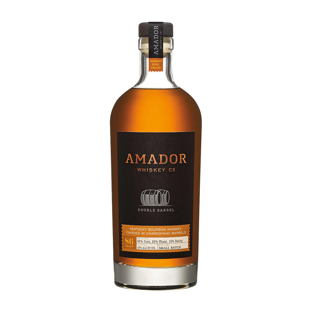 Amador Whiskey Co. Amador Double Barrel Chardonnay Finish Whiskey 750ml Kentucky Bourbon Whiskey