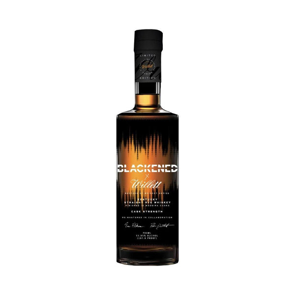 Blackened American Whiskey Blackened X Willett Cask Strength Straight Rye Whiskey 750 ML Bottle Straight Rye Whiskey