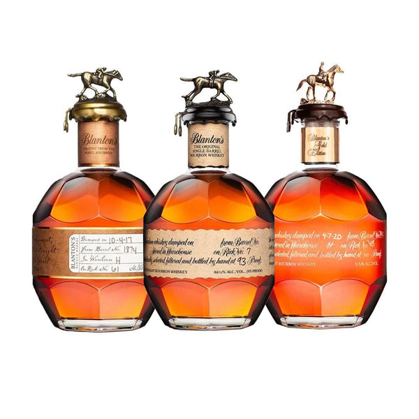 Blanton's Original Single Barrel, Blanton’s Gold Edition 700ml, Blanton’s Straight From The Barrel 700ml SpecialBlanton's Original Single Barrel, Blanton’s Gold Edition 700ml, Blanton’s Straight From The Barrel 700ml Special