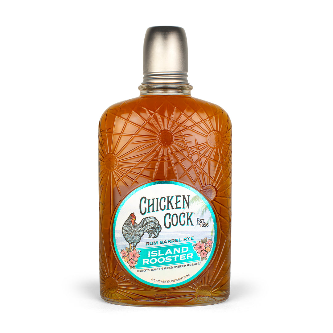 Chicken Cock Whiskey Chicken Cock Rum Barrel Rye Island Rooster Rye Whiskey