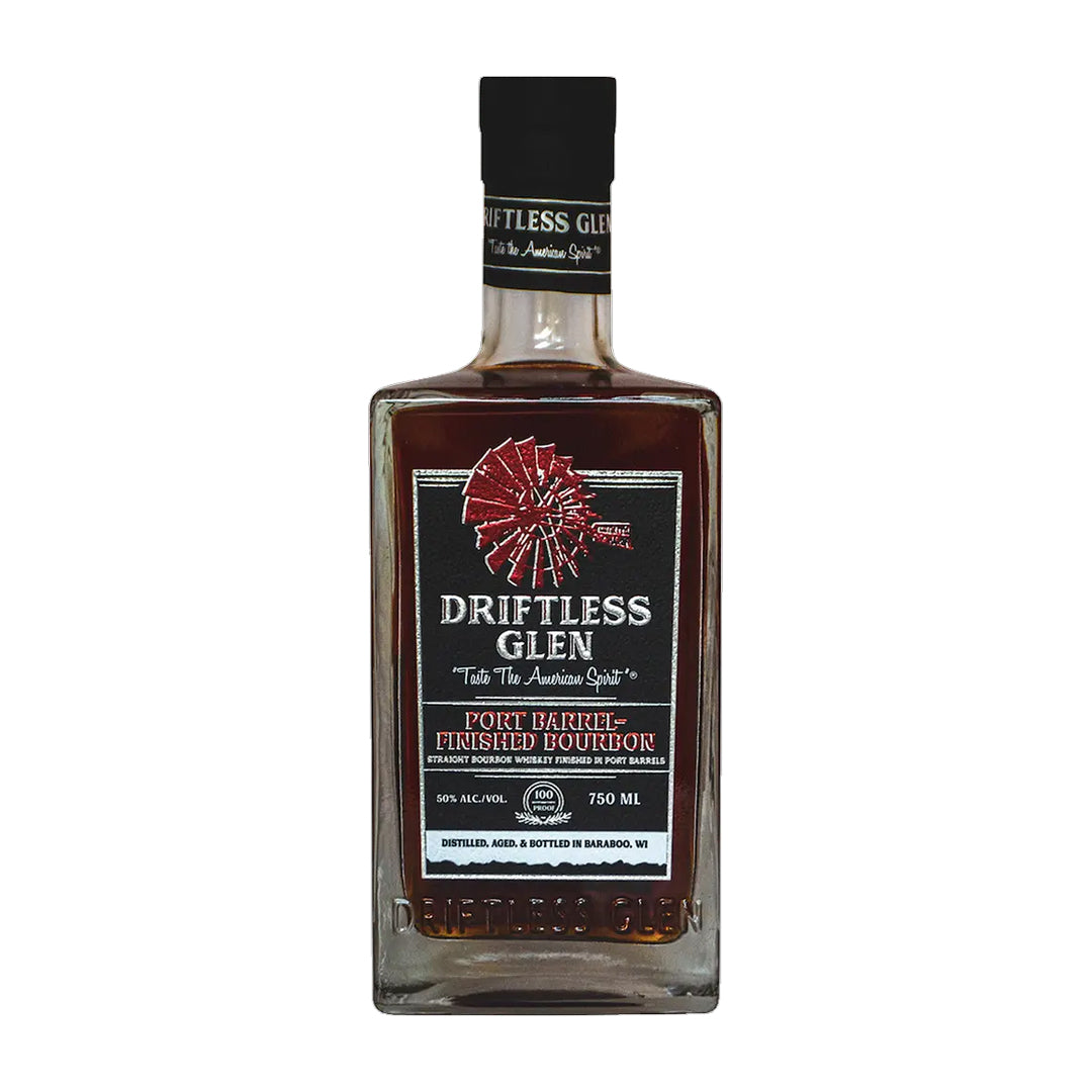 Driftless Glen Driftless Glen Port Barrel Finished Bourbon 750 ML Bottle Straight Bourbon Whiskey