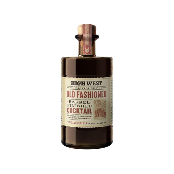 High West Whiskey High West Old Fashioned Barrel Finished Cocktail Cocktail