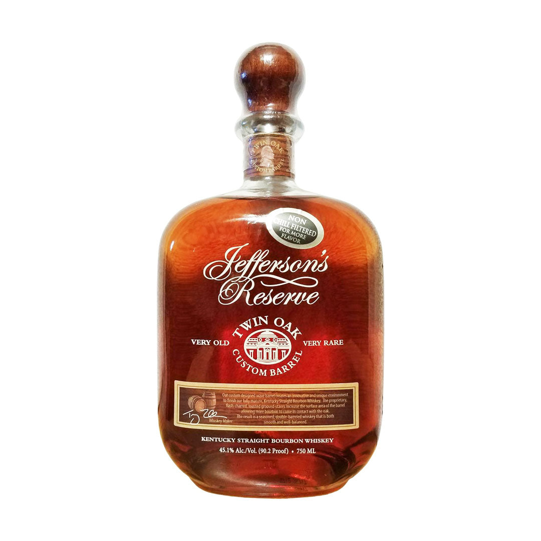 Jefferson's Jefferson's Reserve Twin Oak Custom Barrel Bourbon Kentucky Straight Bourbon Whiskey