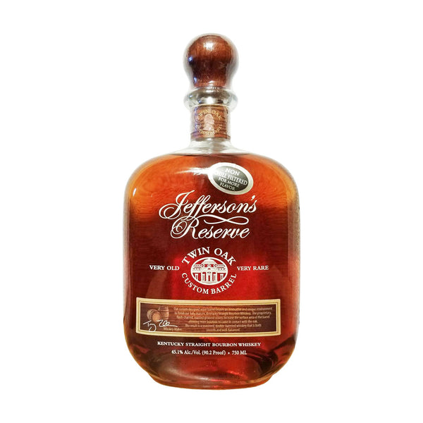 Jefferson's Jefferson's Reserve Twin Oak Custom Barrel Bourbon Kentucky Straight Bourbon Whiskey