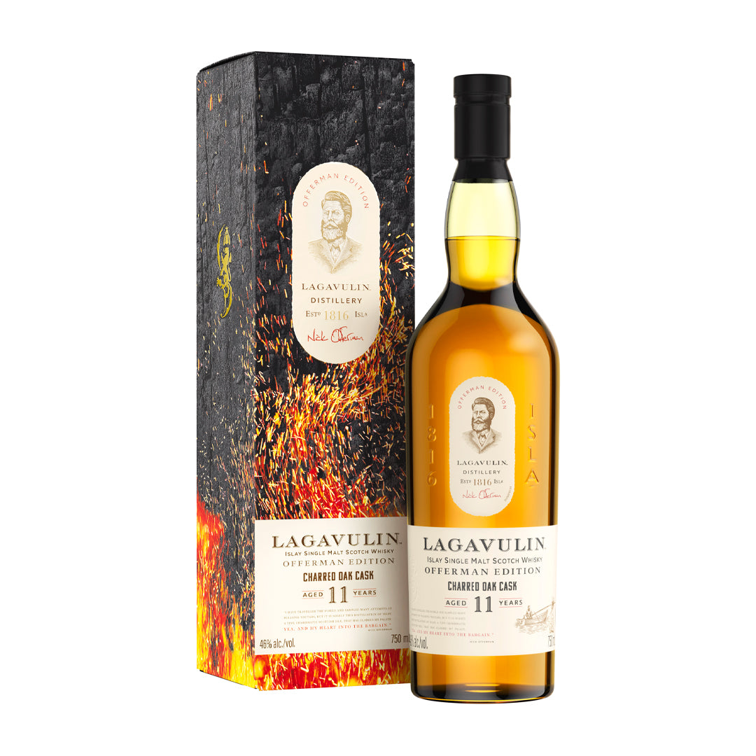 Lagavulin Lagavulin Charred Oak Cask 11 Years Offerman Edition 750 ML Bottle Scotch Whisky