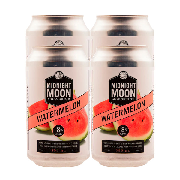 Midnight Moon Midnight Moon Watermelon RTD 4 Pack 12oz Cans Moonshine