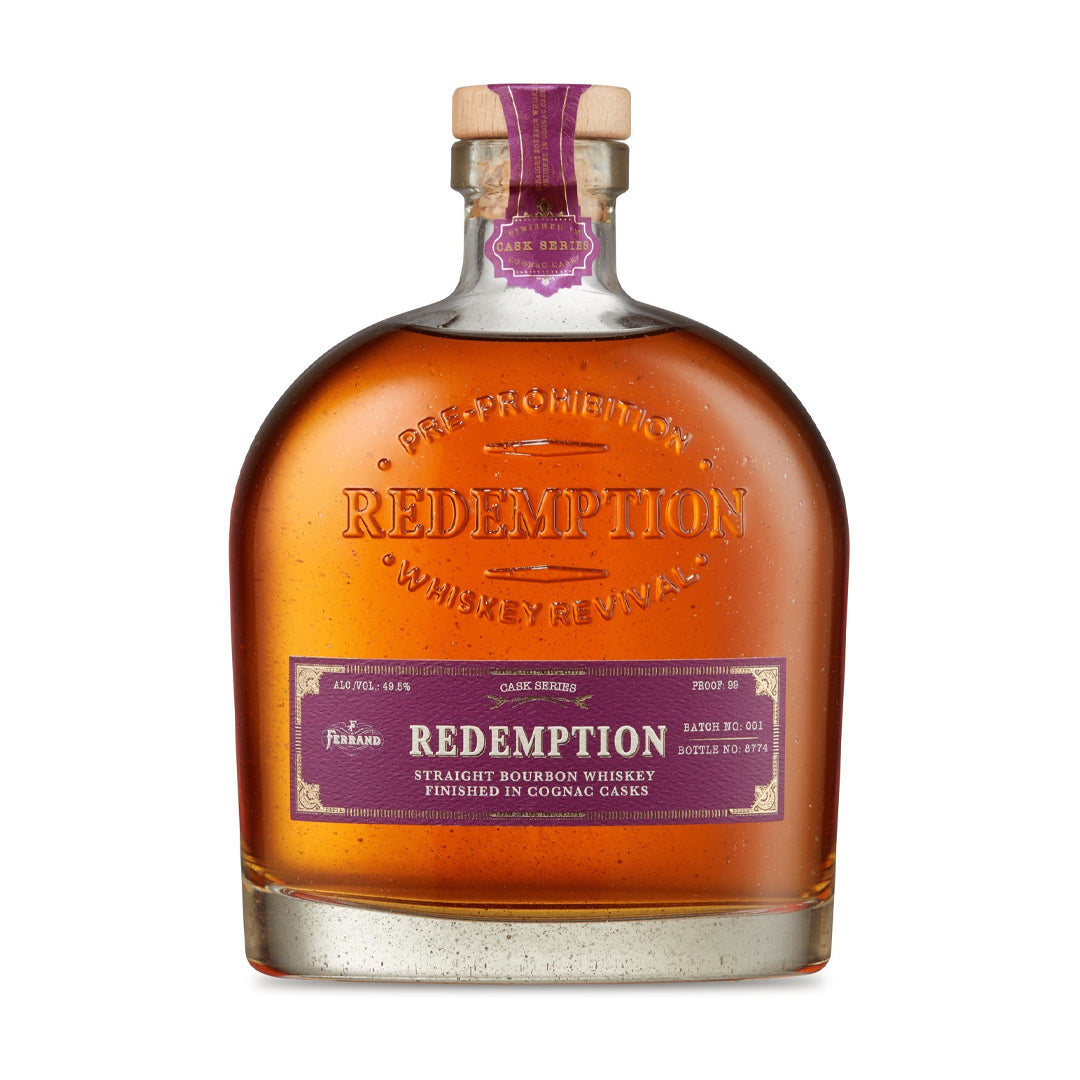 Redemption Redemption Straight Bourbon Whiskey Finished in Cognac Casks 750 ML Bottle Straight Bourbon Whiskey