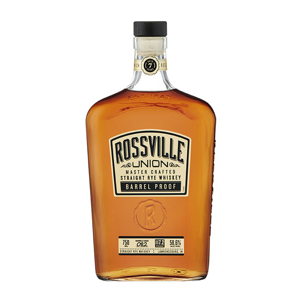 Rossville Union Rossville Union Master Crafted Barrel Proof Straight Rye Whiskey 112.6Pf 750ml Straight Rye Whiskey