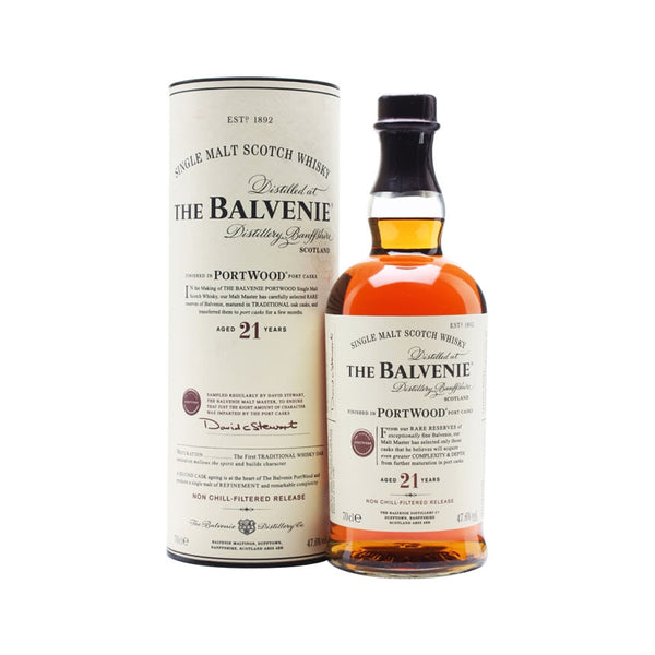 Balvenie The Balvenie 21 Year Old Finished In Portwood Port Casks Scotch Whisky