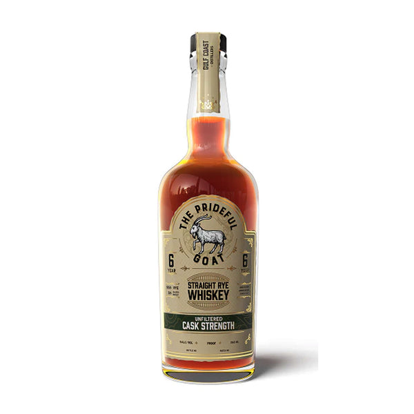 The Prideful Goat The Prideful Goat Straight Rye Whiskey Unfiltered Cask Strength 750 ML Bottle Straight Rye Whiskey