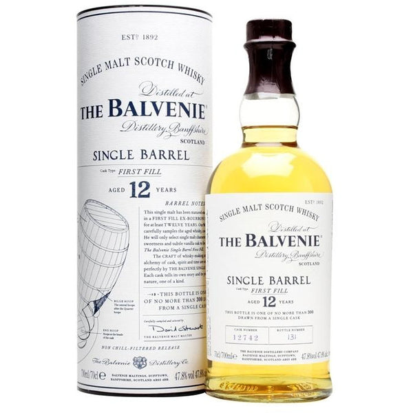 Balvenie Balvenie Single Barrel 12 Year Scotch Whisky Scotch