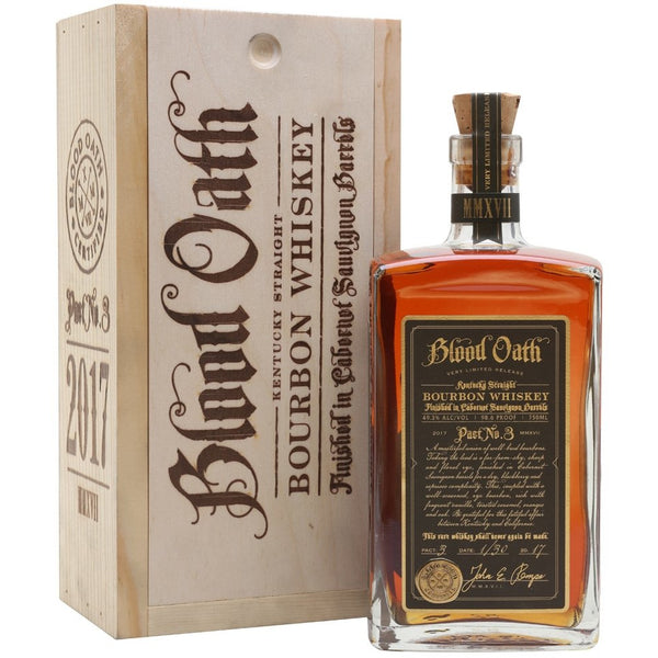 Blood Oath Blood Oath Bourbon Whiskey  No. 3 2017 Whiskey