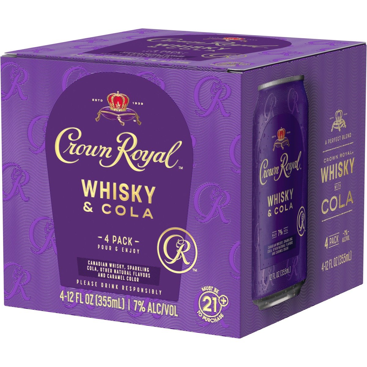 Crown Royal Crown Royal Whiskey & Cola Cocktail Cocktail