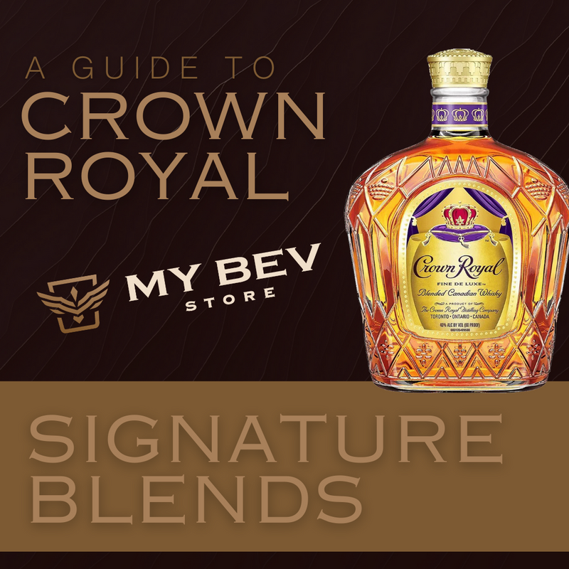 blog post image for a guide to crown royal signature blends at My Bev Store