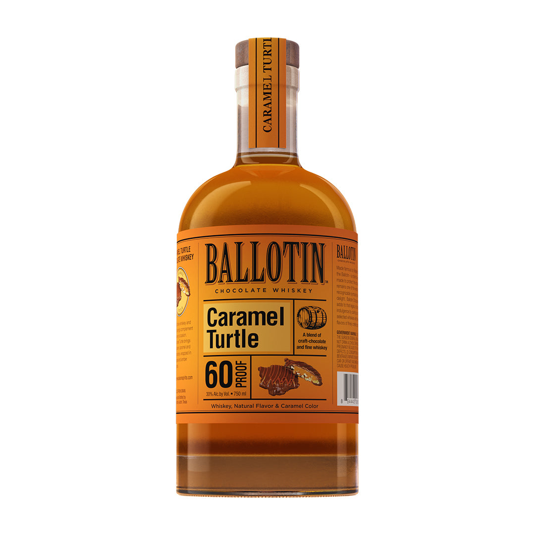 Ballotin Whiskey Ballotin Caramel Turtle Whiskey 750 ML Bottle Whiskey