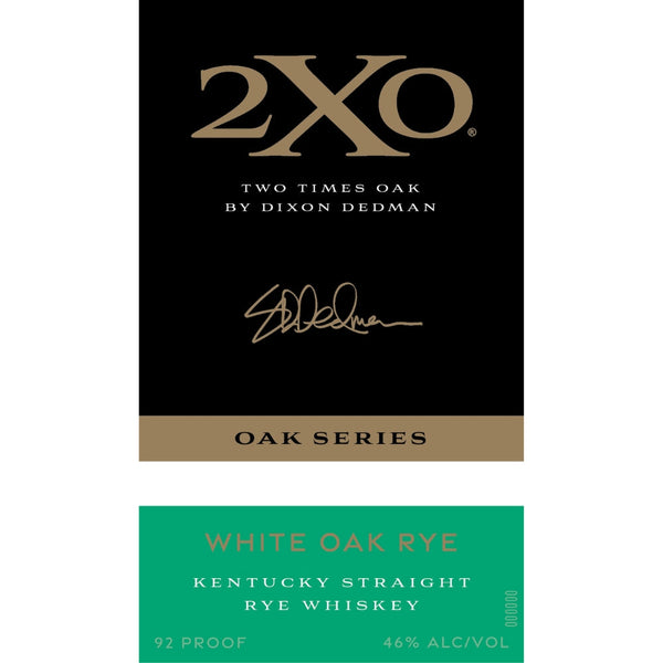 2XO Oak Series White Oak Rye - My Bev Store