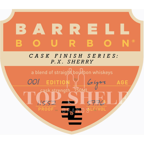 Barrell Bourbon Cask Finish Series: PX Sherry - My Bev Store