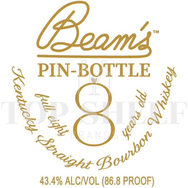 Jim Beam Beam’s Pin Bottle 8 Year Old Bourbon Bourbon