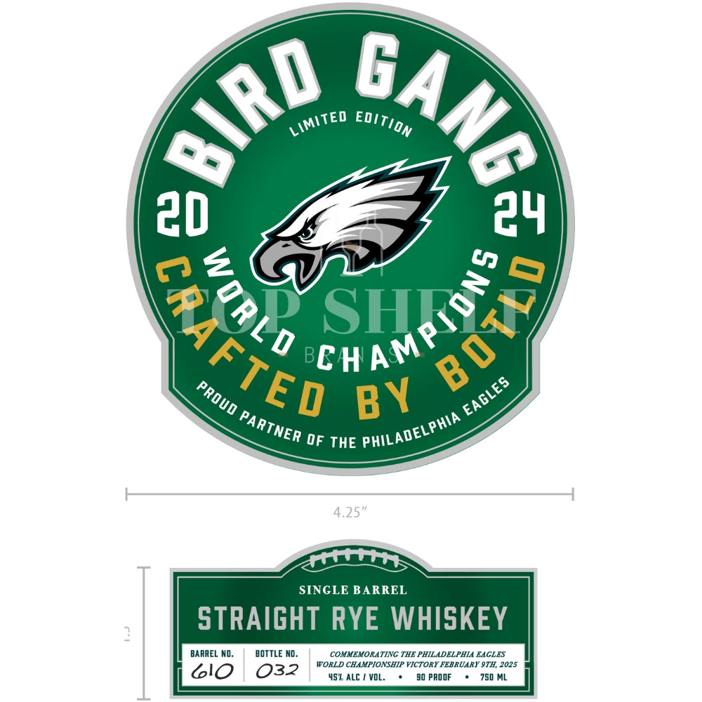 Bird Gang Philadelphia Eagles 2024 Champions Edition Rye - My Bev Store