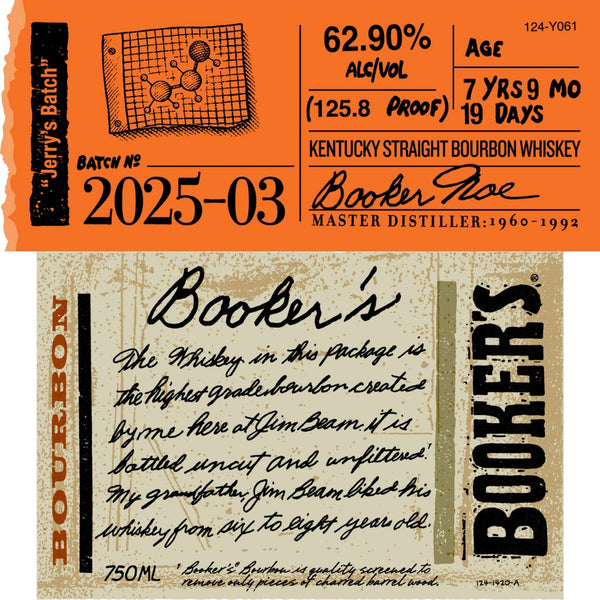 Booker's Bourbon 2025-03 “Jerry’s Batch” - My Bev Store