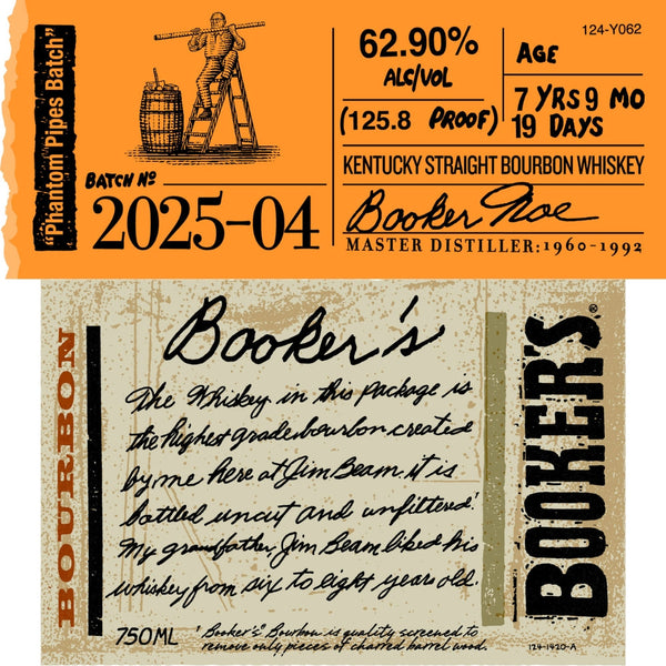 Booker's Bourbon 2025-04 “Phantom Pipes Batch” - My Bev Store