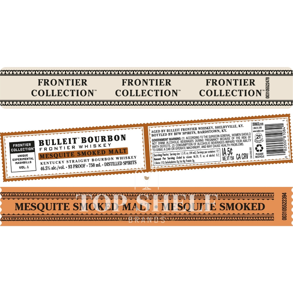 Bulleit Bulleit Bourbon Frontier Collection Mesquite Smoked Malt Bourbon