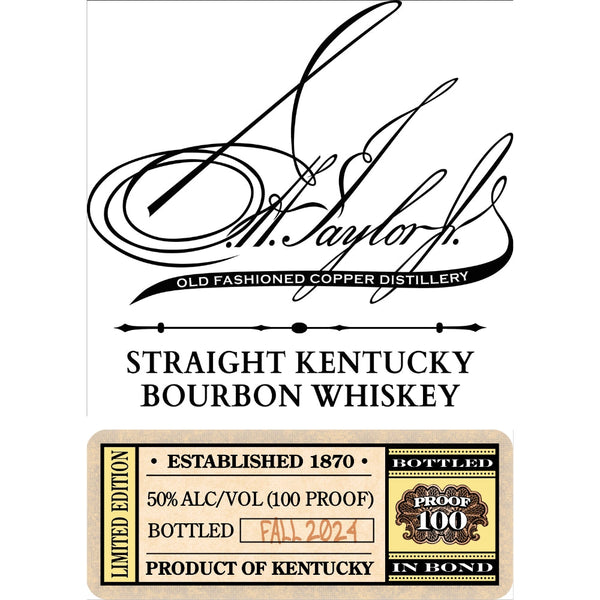 E.H. Taylor Bottled in Bond Bourbon Limited Edition - My Bev Store