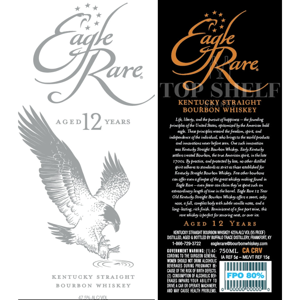 Eagle Rare 12 Year Old Bourbon - My Bev Store