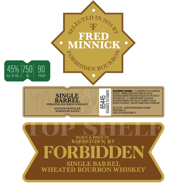 Forbidden Bourbon Selected By Fred Minnick - My Bev Store