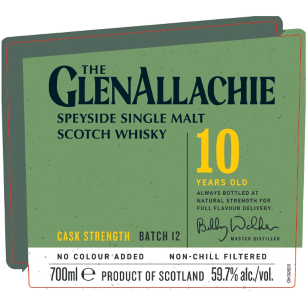 GlenAllachie Glenallachie 10 Year Old Cask Strength Batch 12 Scotch