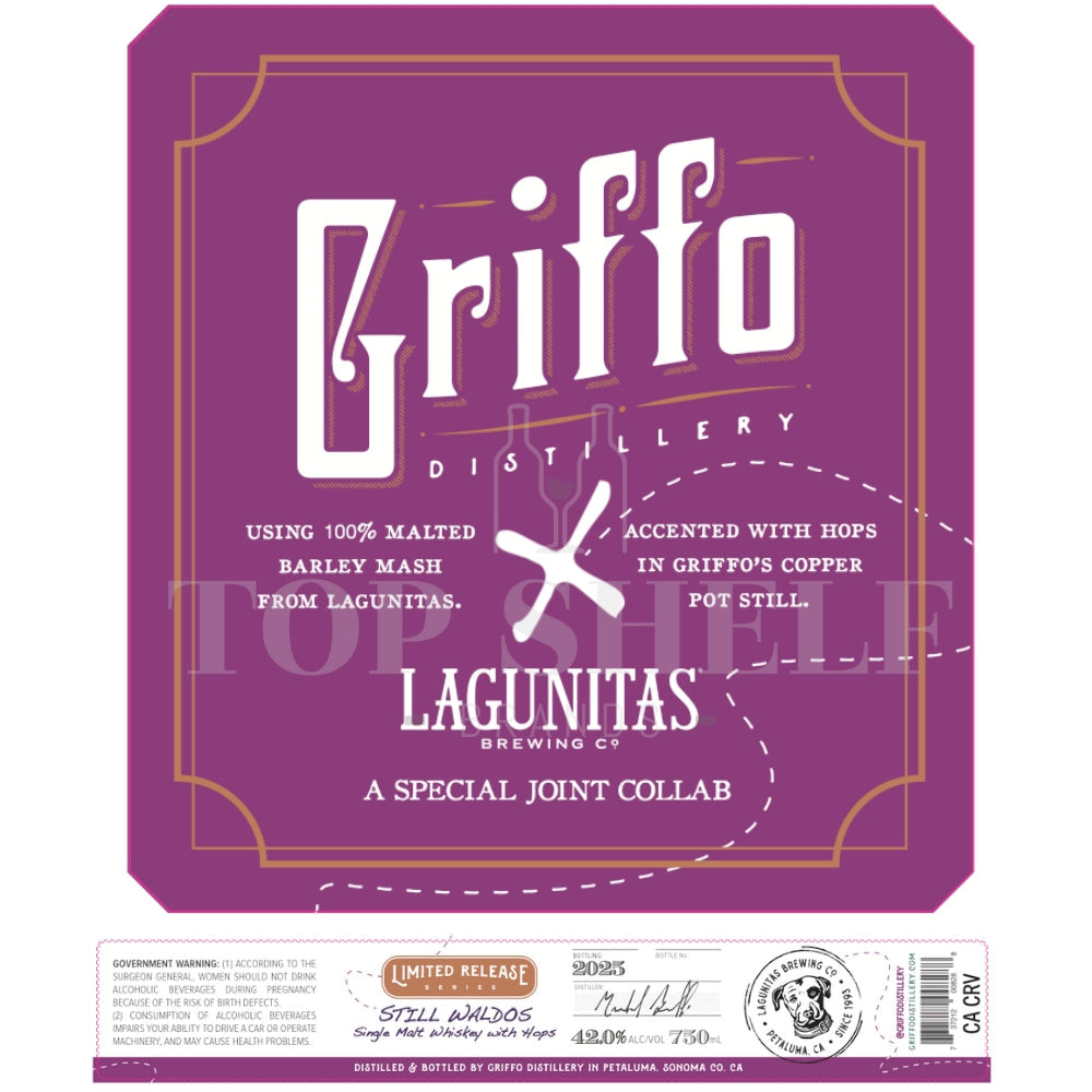 Griffo X Lagunitas Still Waldos’ Single Malt With Hops 2025 Release - My Bev Store