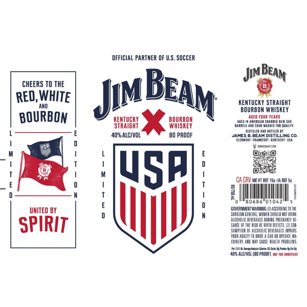 Jim Beam Jim Beam X U.S. Soccer Bourbon Bourbon