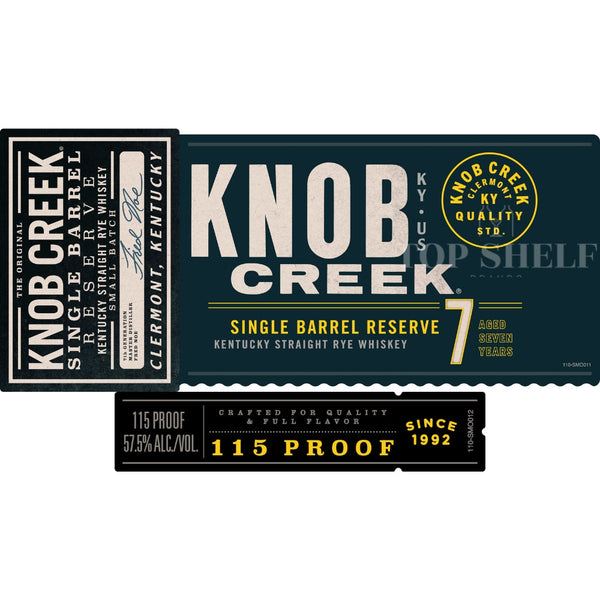 Knob Creek Knob Creek 7 Year Old Single Barrel Reserve Rye Rye Whiskey