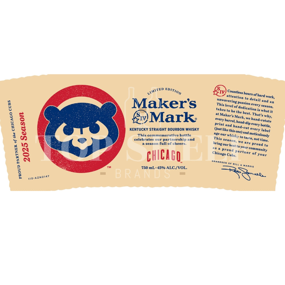 Maker's Mark Maker’s Mark Chicago Cubs 2025 Season Bourbon Bourbon